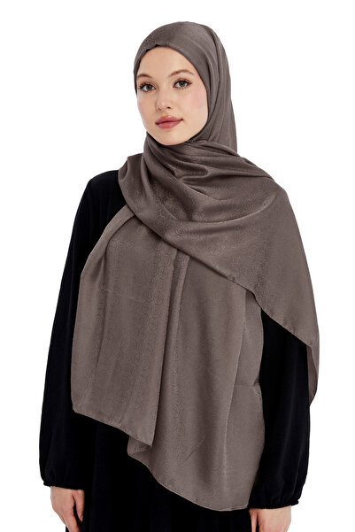 TRMODA قطن قطعة من شالات الجاكار بنقشة المونوغرام - مانع للانزلاق، لا تظهر عل...