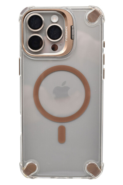 VERTEK Husa Magnetica Metal Camera Stand, Corner Bump, pentru iPhone 14 Plus ...