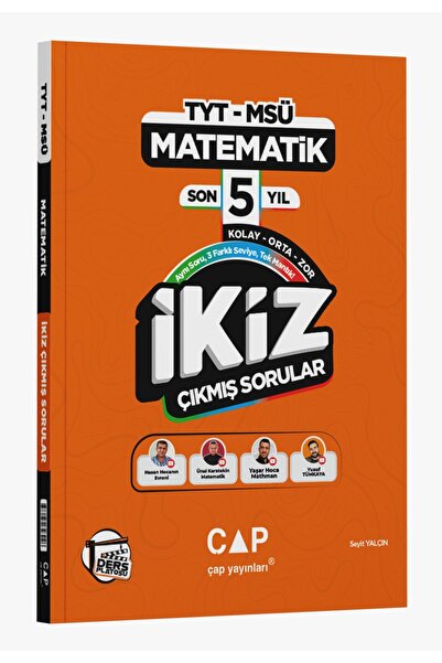 Çap Yayınları Ders Platosu TYT MSÜ Matematik Son 5 Yıl İkiz Çıkmış Sorular 2026