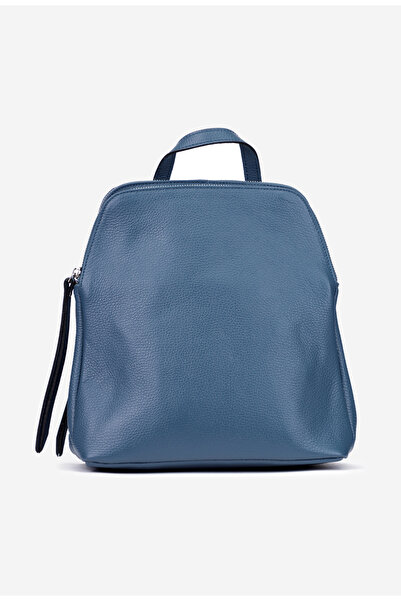 Dasha Women's blue Backpack made of genuine Leather