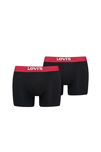 Levi's Boxershorts Solid Basic Boxer Unterhosen Doppelpack