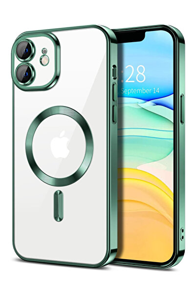 OEM Husa Luxury Magnetica, protectie camere, pentru iPhone 11, Verde
