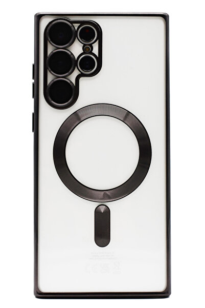 OEM Husa Luxury Magnetica, protectie camere, pentru Galaxy S23 Plus, Negru