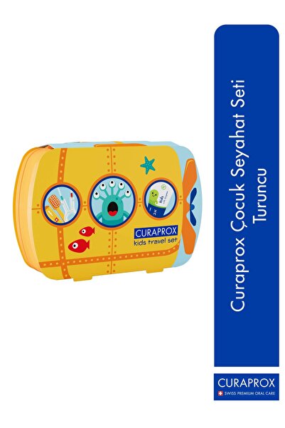 Curaprox Çocuk Seyahat Seti Turuncu