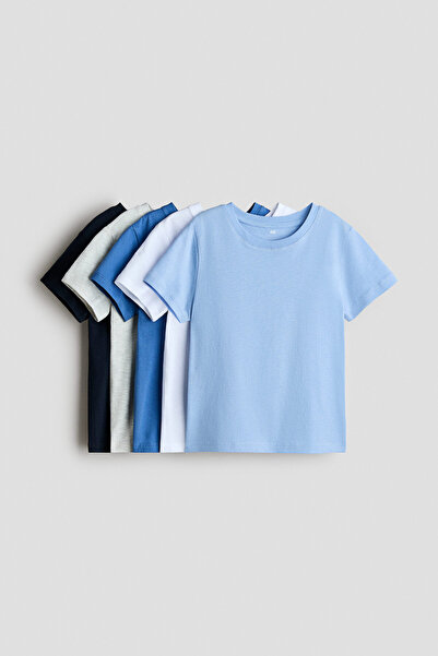 H&M 5'li Pamuklu Tişört