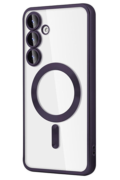 VERTEK Husa Luxury Magnetica, protectie camere, pentru Galaxy S23 FE, Mov