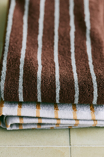 H&M Çizgili Misafir Havlusu