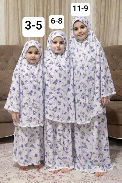 ALDAIYR 3 bucăți haine de rugăciune pentru copii bumbac țesături