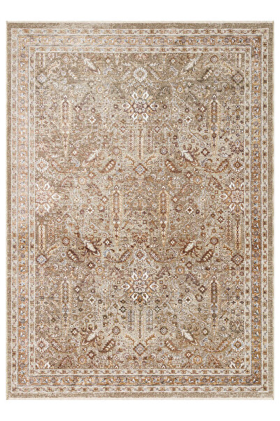 akbel halı & yatak exclusive home design Sofia SOF 01 Krem Gold - Etnik Renkl...
