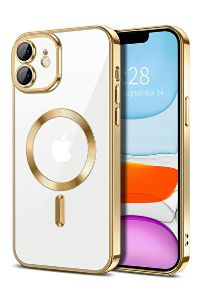 OEM Luxury Magnetic Case, camera protection, for iPhone 11, Gold