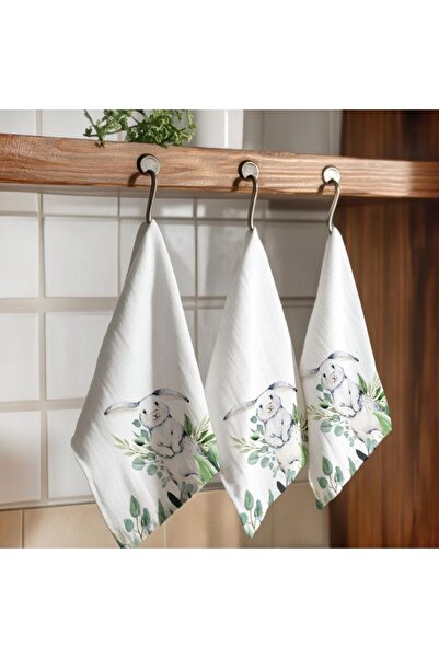 Lenjerii Deosebite Kitchen towel with Easter motifs, 100% Cotton , Gizmo