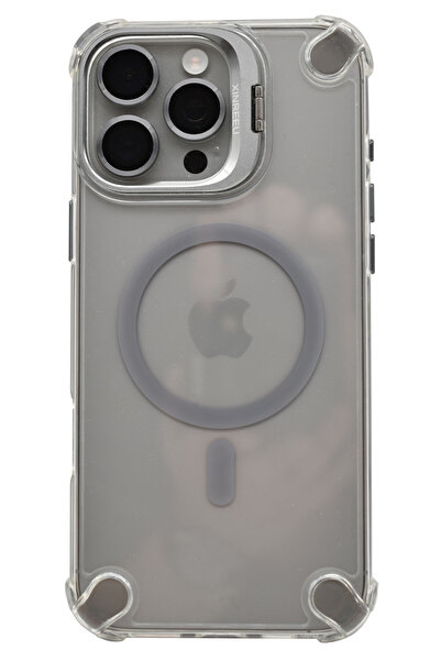 VERTEK Husa Magnetica Metal Camera Stand, Corner Bump, pentru iPhone 12 Pro -...