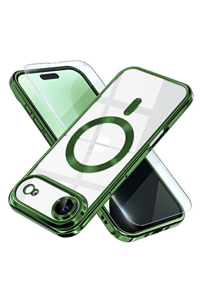 VERTEK Husa Luxury Magnetica, protectie camere, pentru iPhone 17 Air, Verde