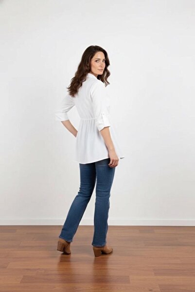 Entarim Koton Zippered Maternity Tunic