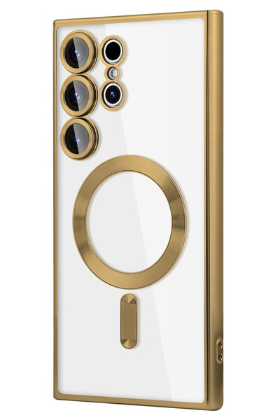 VERTEK Husa Luxury Magnetica, protectie camere, pentru Galaxy S25 Ultra, Auriu