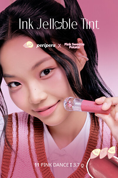 PERIPERA Su Bazlı, Ağırlık Hissi Oluşturmayan, Jel Dokulu Tint Ink Jellable T...