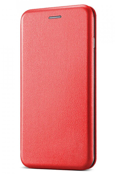 OEM Eco- Leather Book Case, Magnetic Closure, for Xiaomi Redmi Note 13 5G, Red