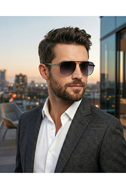 BLACK 8532 C4 52 Men's Sunglasses