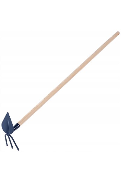 KADAX Sapă de grădină pentru săpat cu furcă, cârlig de 9,5 cm, 132 cm