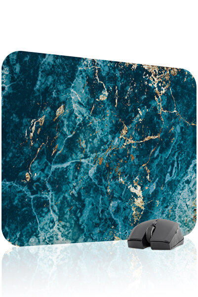 mousepad bastir Πολύχρωμο μαρμάρινο Αντιολισθητικό ραμμένο λαστιχένιο mousepa...