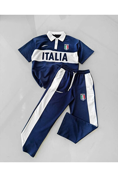 LUİS BUTİK İTL Unisex Eşofman Takım - Lacivert