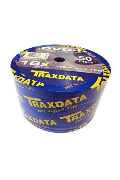 Traxdata Pachet DVD-R Value, 4,7 GB, 16X, 50 buc.