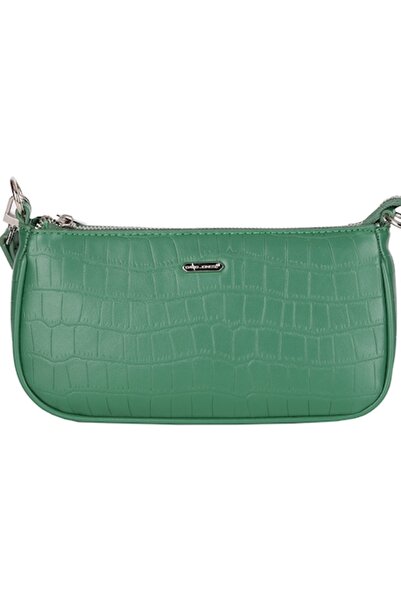 David Jones Geantă crossbody, efect piele de șarpe
