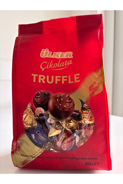 Ülker TRÜFLÜ Kakaolu Dolgulu Bitter Çikolata ve FındıklI Krema Dolgulu Sütlü ...