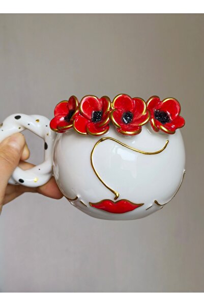 KOTYORA Gelincik Gift Handmade Ceramic Mug