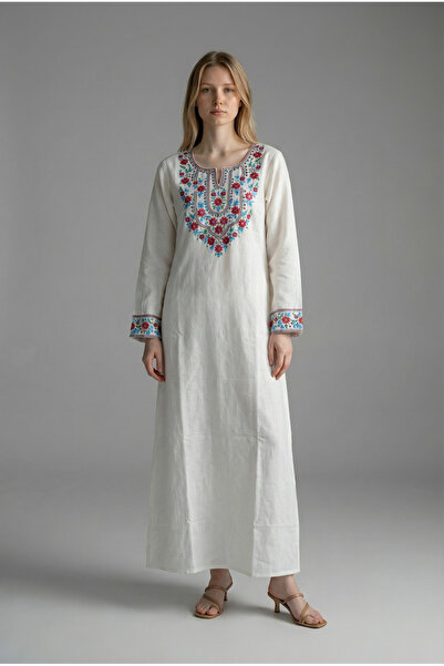 KASHKHA "Authentic Linen " Jalabiya (Linen)