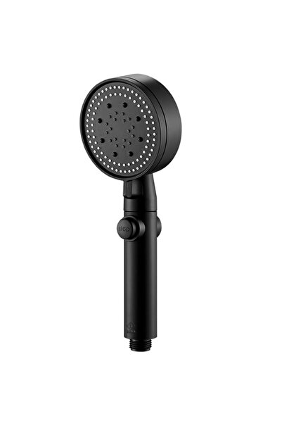 zola Shower head, STOP function, stainless steel and plastic, length 25 cm, b...