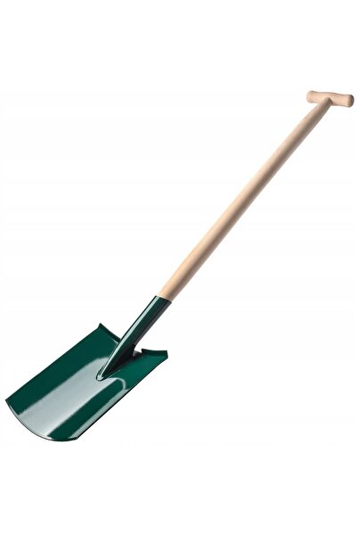 KADAX Lopată dreaptă pentru săpat și plantat grădină, mâner din lemn, 117 cm