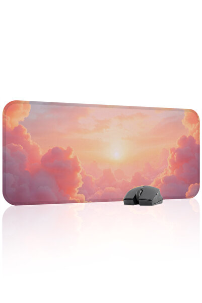 mousepad bastir لوحة ماوس الألعاب Bulutlar مانع للانزلاق المطاطية المخيطة V5 ...