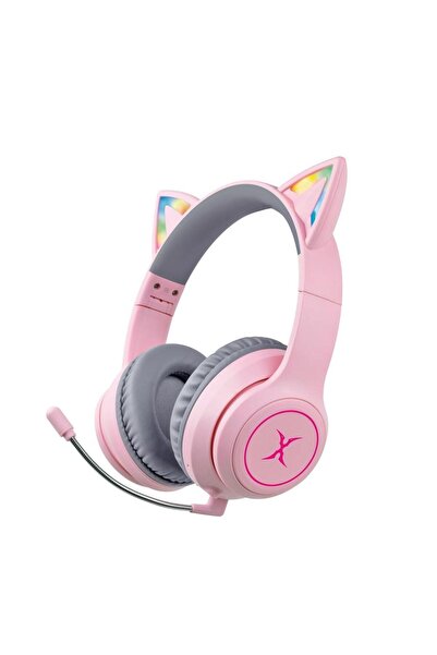 FoxXray Wireless gaming headset, HAB-10 DazzleCat PK, foldable, RGB illuminat...