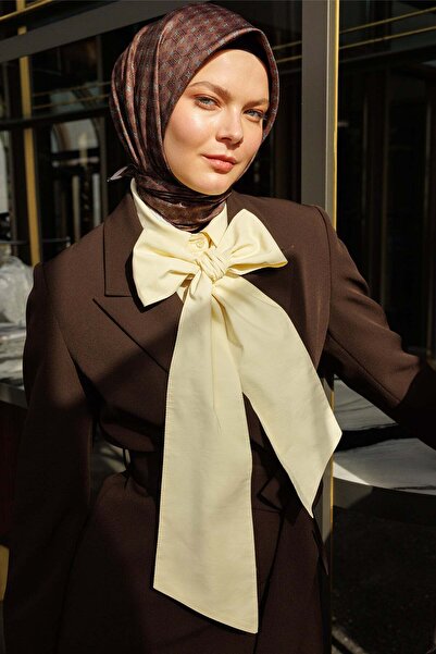 Setrms Logolu Monogram Eşarp