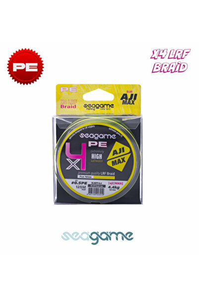 SeaGame AJI MAX X4 PE 125M #0.2 FLUO YELLOW
