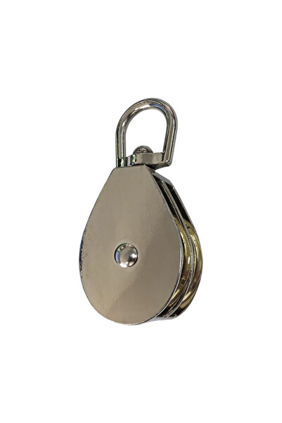 flores Scripete rotativ dublu, Flores, inox, roata 50mm, H 105mm