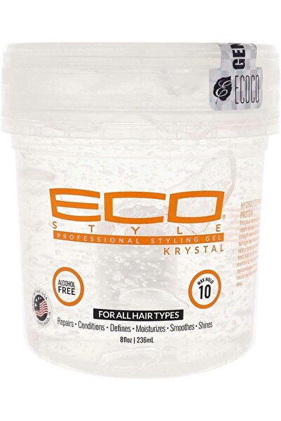 ECO STYLE Professional Styling Gel Crystal, 8 Fl Oz
