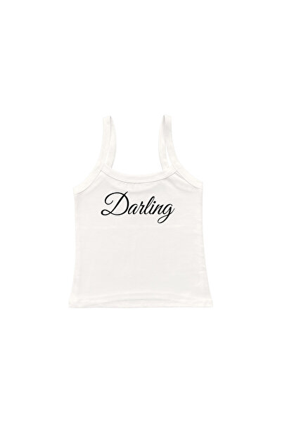 lethestudios Bluză cu bretele și imprimeu Darling