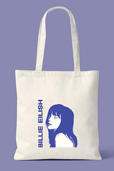 Hayali Şeyler Billie Eilish Baskılı Bez Çanta