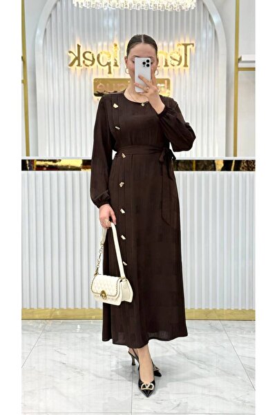 Temel İpek Boutique Rochie Kendiri cu model mătase i