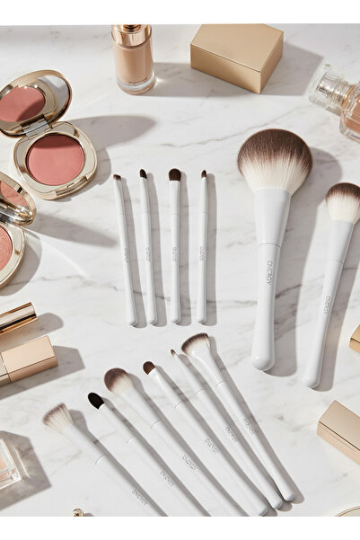 Energy 🌫️ 12-Piece Minimalist Makeup Brush Set – Elegant Grey Luxury Collect...