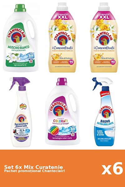 Chanteclair Set of 6 Chanteclair Cleaning Mix: Classic, Orange, Color, White ...