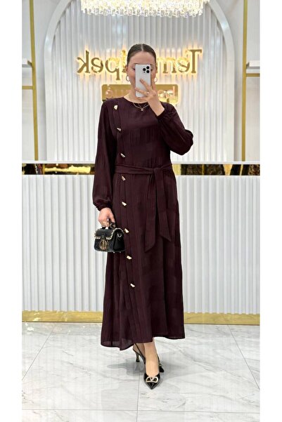 Temel İpek Boutique فستان كينسيلف منقوش حرير i