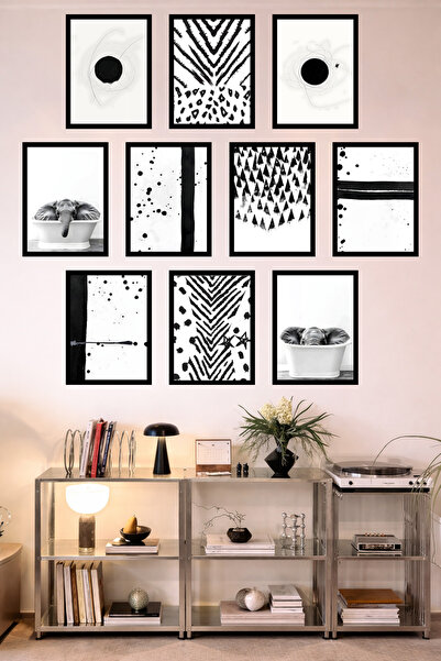 UNT 10-dijelni set slika za kuhinju u retro stilu | Moderno | Retro posteri z...