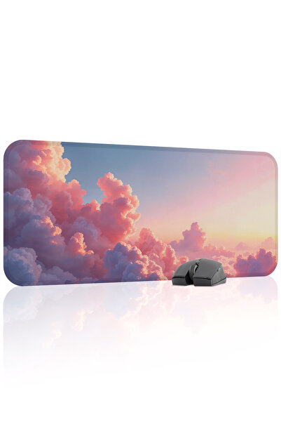 mousepad bastir Bulutlar Αντιολισθητικό Ραμμένο Λαστιχένιο Mousepad Gaming V4...