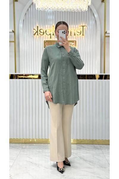 Magazin Embroidery Detailed Soft-Textured Tunic