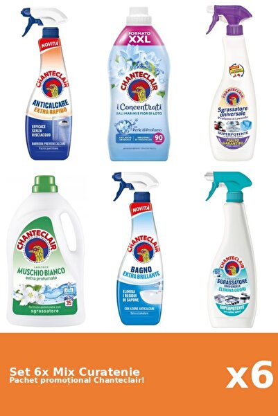 Chanteclair Set of 6 Chanteclair Cleaning Mix: Lotus, Classic, White Musk, Ra...