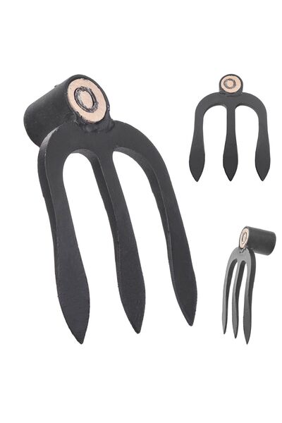 KADAX Sapă de grădină forjată 12 cm pentru plivit, sapă fără mâner din oțel p...