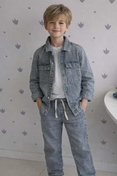 Ugly Duck Jacket-Pants Set for Ages 9-14 - Anthracite